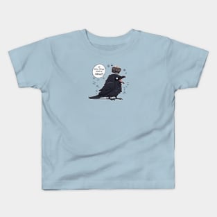 All Shiny Things Shall be Mine Crow Kids T-Shirt